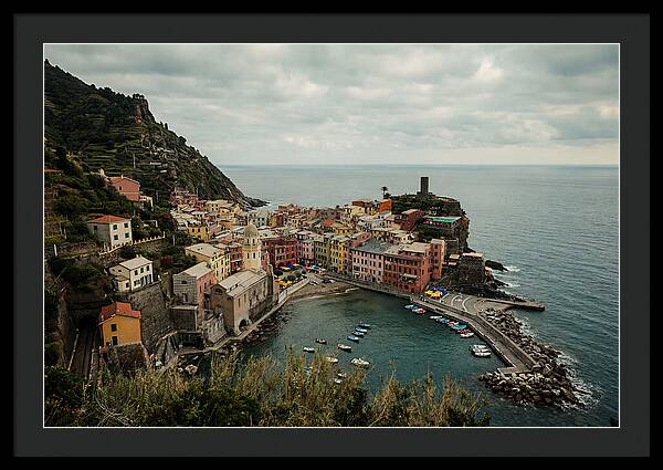 Vernazza Overlooking The Sea