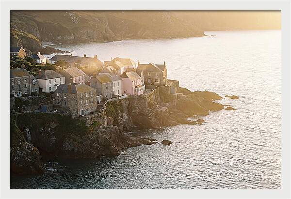 Vernazzo Coastal Vista At Sunset