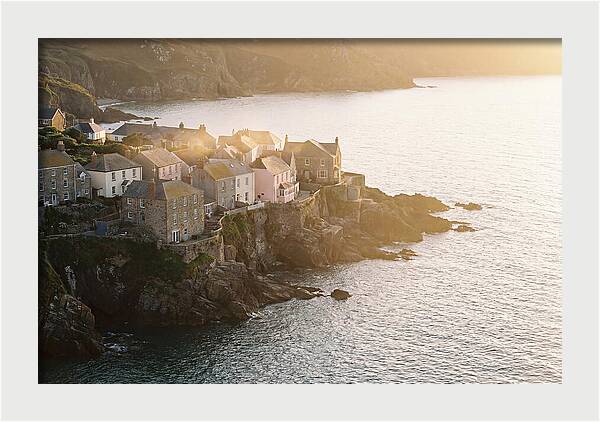 Vernazzo Coastal Vista At Sunset