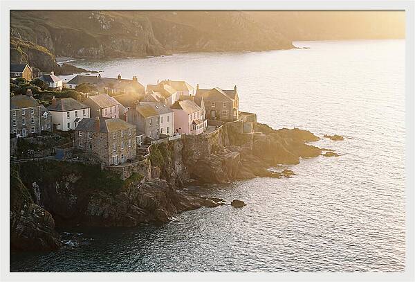 Vernazzo Coastal Vista At Sunset