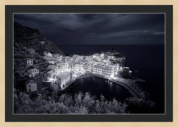 Vernazzo Under Moonlight