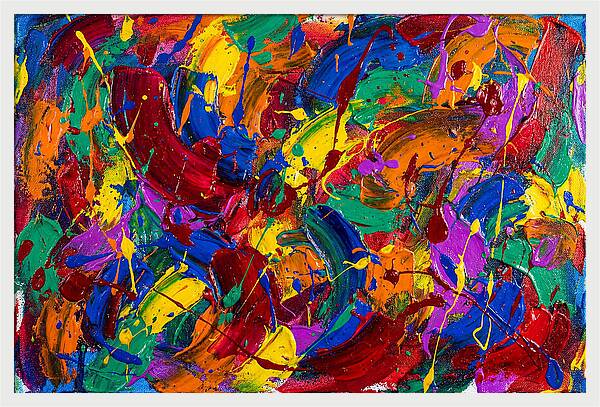 Vibrant Abstract Expressionism
