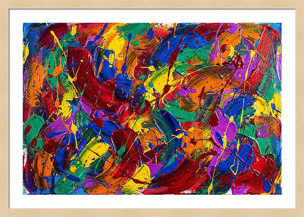 Vibrant Abstract Expressionism