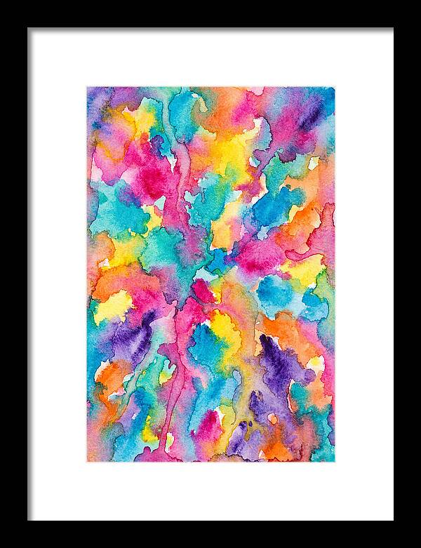 Vibrant Abstract Watercolor Splash
