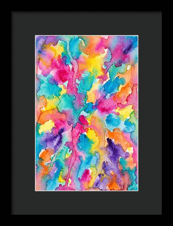 Vibrant Abstract Watercolor Splash