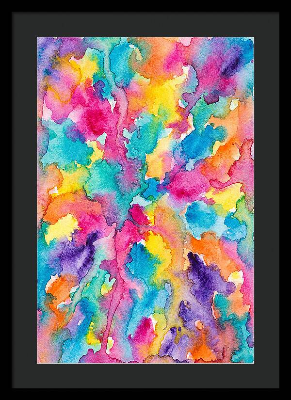 Vibrant Abstract Watercolor Splash