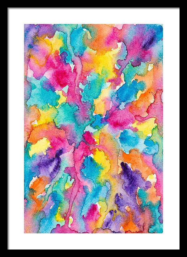 Vibrant Abstract Watercolor Splash