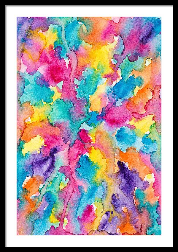 Vibrant Abstract Watercolor Splash