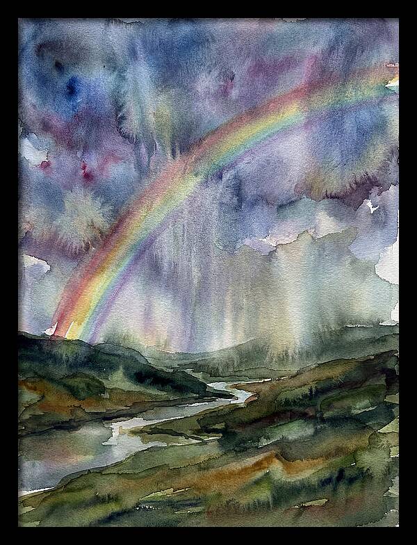 Vibrant Arc Above Tranquil Scenery