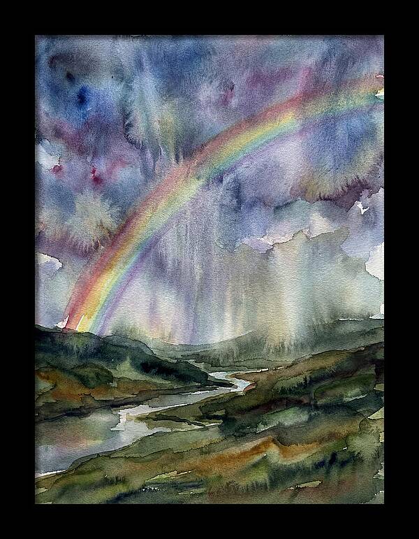 Vibrant Arc Above Tranquil Scenery