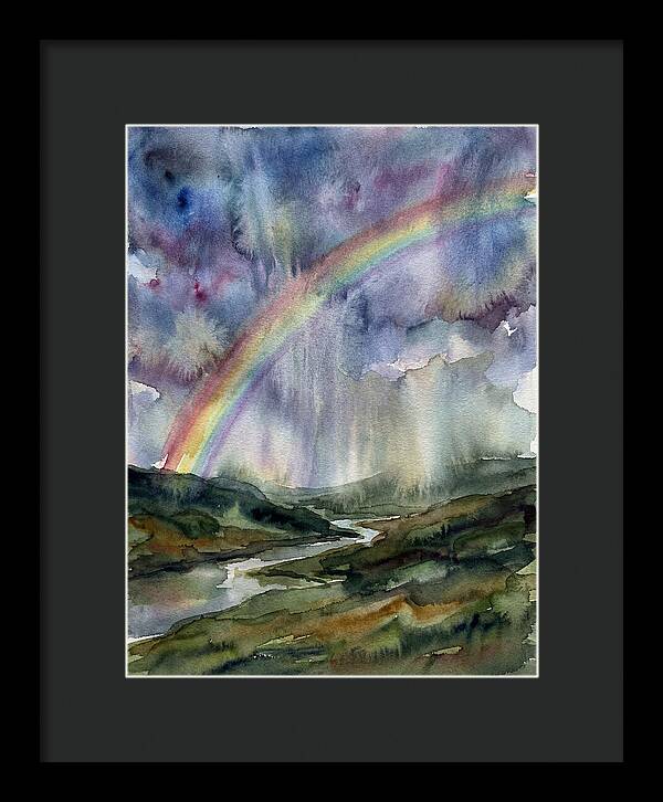 Vibrant Arc Above Tranquil Scenery
