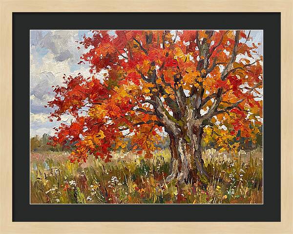 Vibrant Autumn Maple Tree