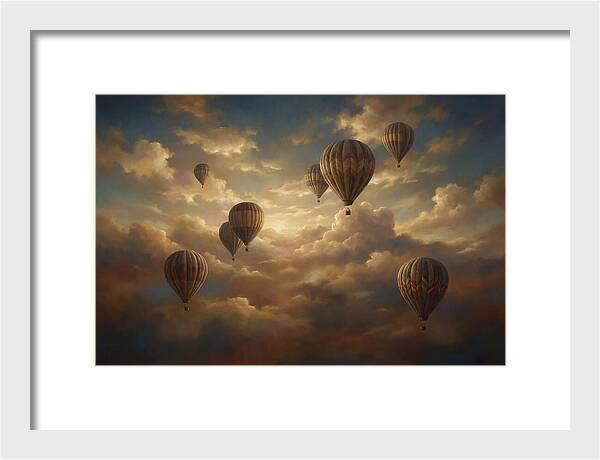 Vibrant Balloons In The Sky
