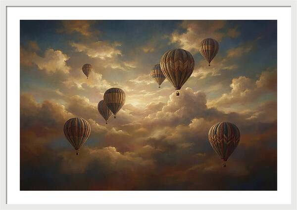 Vibrant Balloons In The Sky