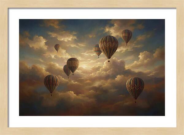 Vibrant Balloons In The Sky