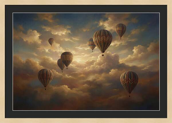 Vibrant Balloons In The Sky