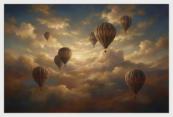 Vibrant Balloons In The Sky