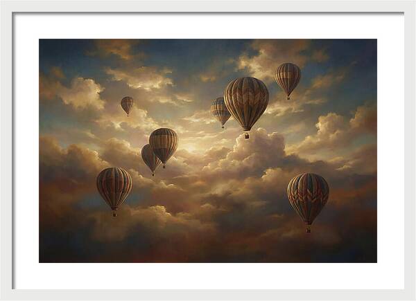 Vibrant Balloons In The Sky