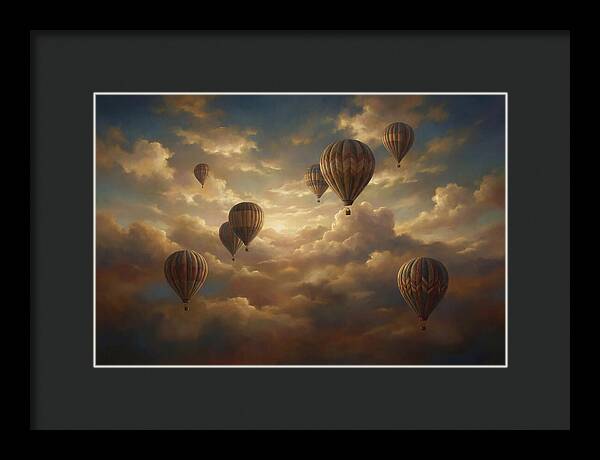 Vibrant Balloons In The Sky