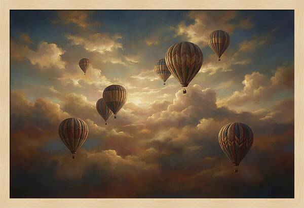 Vibrant Balloons In The Sky