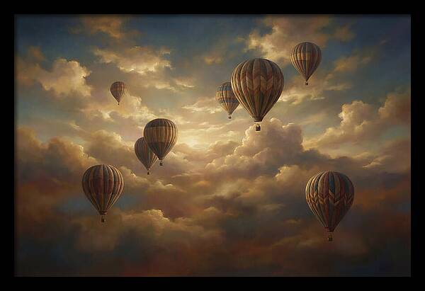 Vibrant Balloons In The Sky