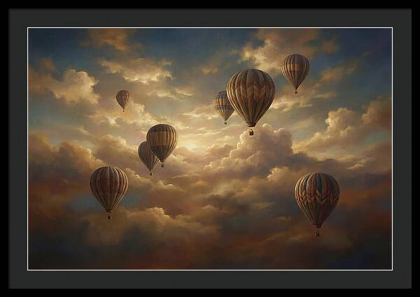 Vibrant Balloons In The Sky