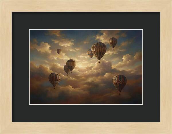 Vibrant Balloons In The Sky