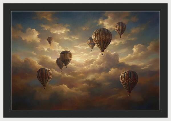 Vibrant Balloons In The Sky