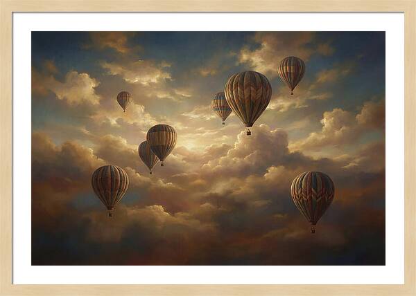 Vibrant Balloons In The Sky