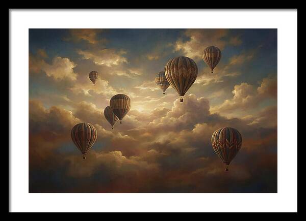 Vibrant Balloons In The Sky