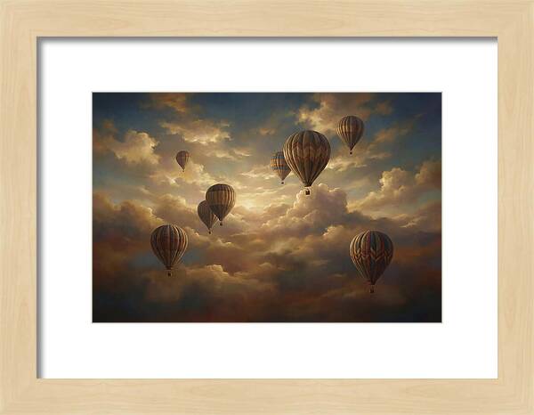 Vibrant Balloons In The Sky