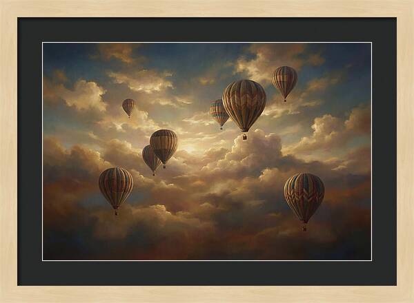 Vibrant Balloons In The Sky