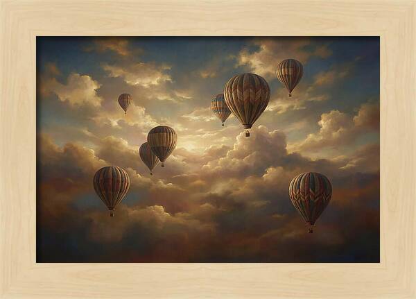 Vibrant Balloons In The Sky