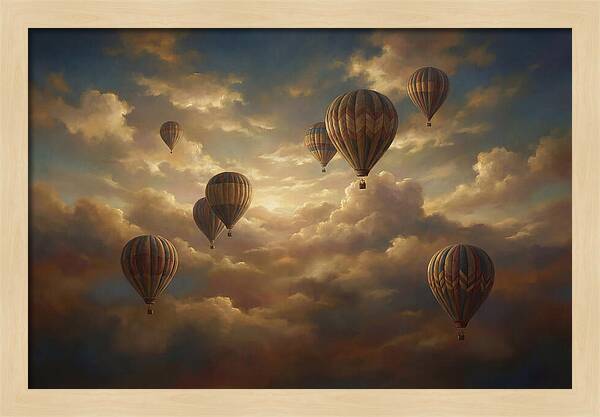 Vibrant Balloons In The Sky