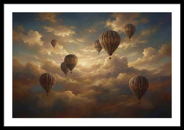 Vibrant Balloons In The Sky