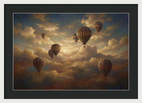 Vibrant Balloons In The Sky