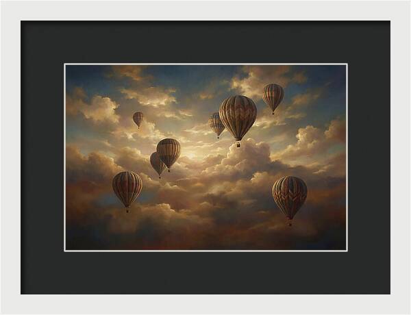 Vibrant Balloons In The Sky