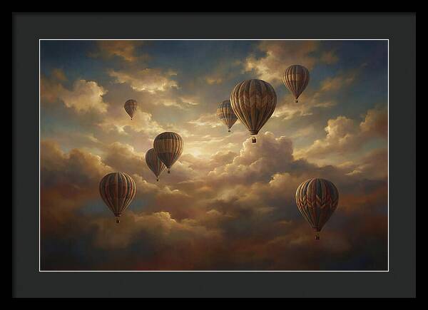 Vibrant Balloons In The Sky