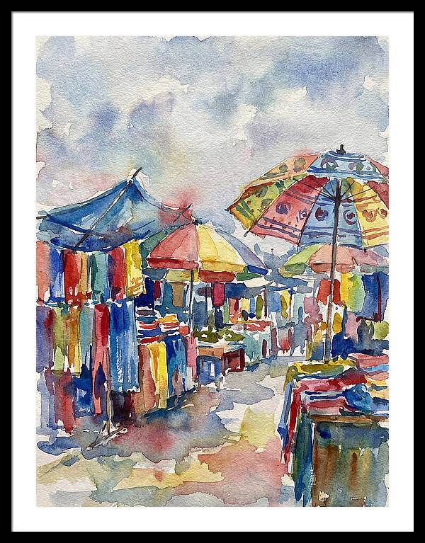 Vibrant Bazaar Atmosphere