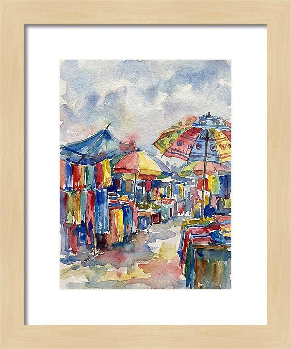 Vibrant Bazaar Atmosphere