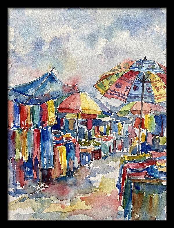 Vibrant Bazaar Atmosphere