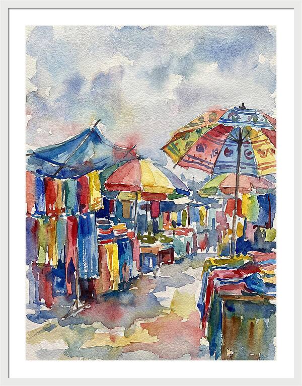 Vibrant Bazaar Atmosphere