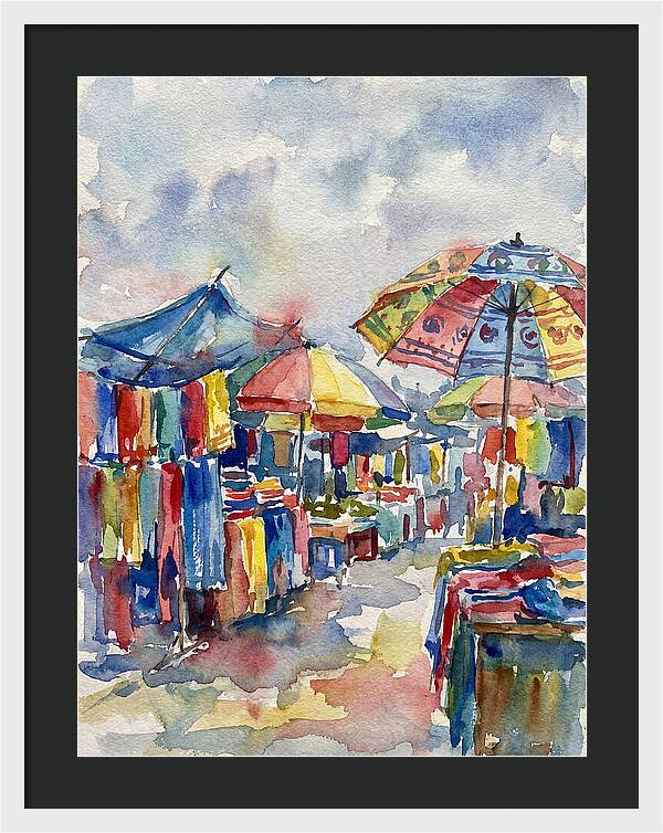 Vibrant Bazaar Atmosphere