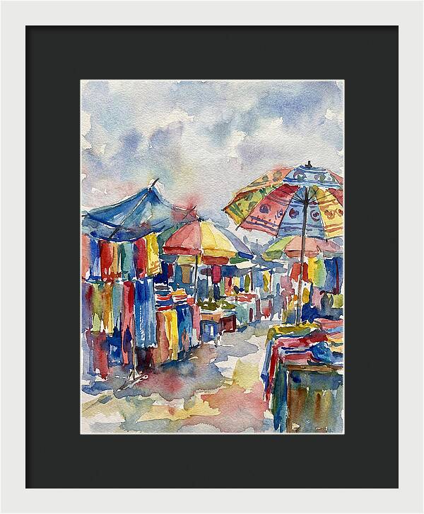 Vibrant Bazaar Atmosphere