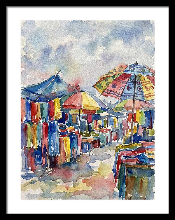 Vibrant Bazaar Atmosphere