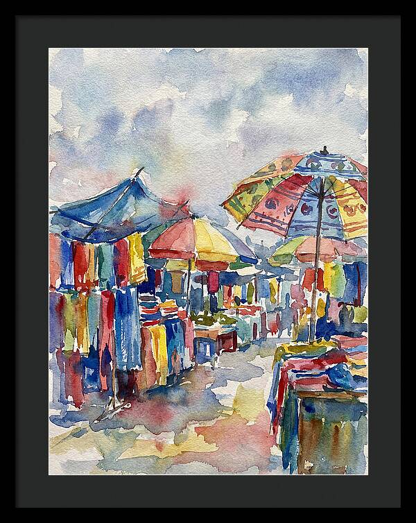 Vibrant Bazaar Atmosphere