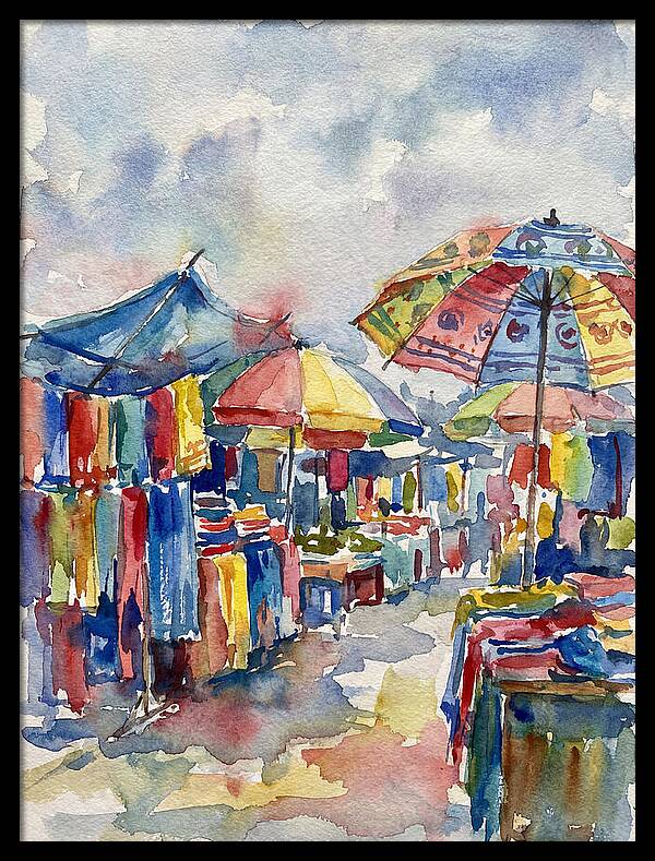 Vibrant Bazaar Atmosphere