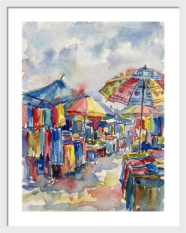 Vibrant Bazaar Atmosphere