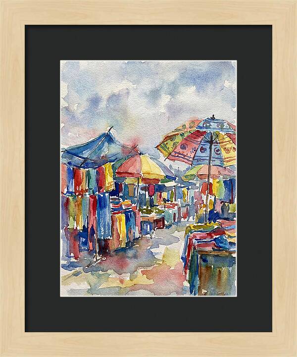 Vibrant Bazaar Atmosphere