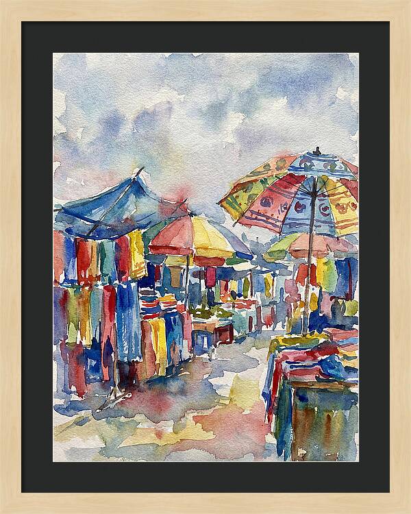 Vibrant Bazaar Atmosphere